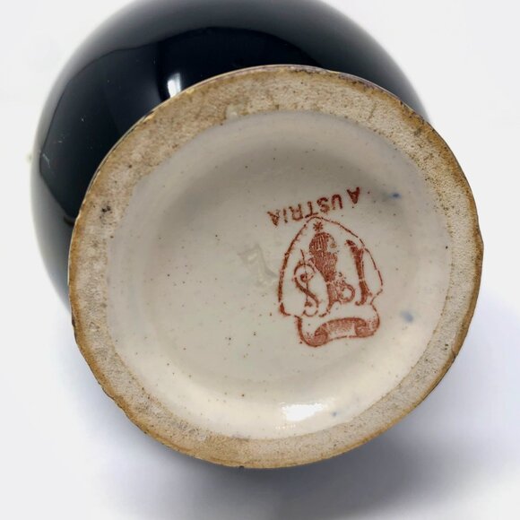 Antique Hand Painted Austrian Vase - Picture 7 of 11